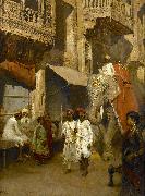 Edwin Lord Weeks Promenade on an Indian Street oil painting picture wholesale